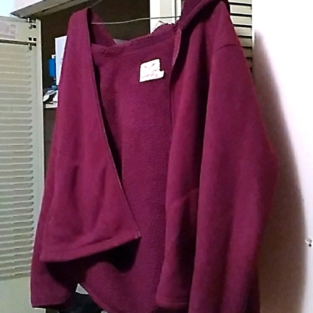 Faded glory jacket, 2x ,and maroon.